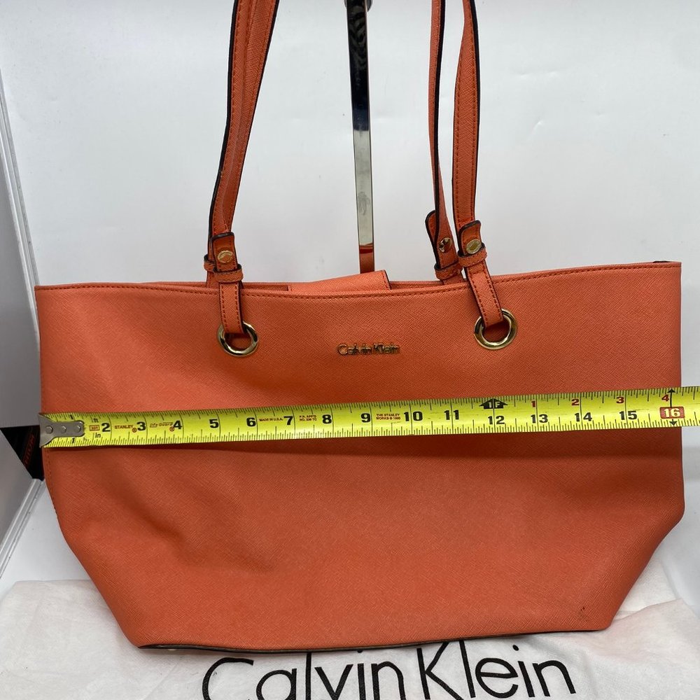 Calvin Klein Red Large Shopping Tote - Picture 3 of 9
